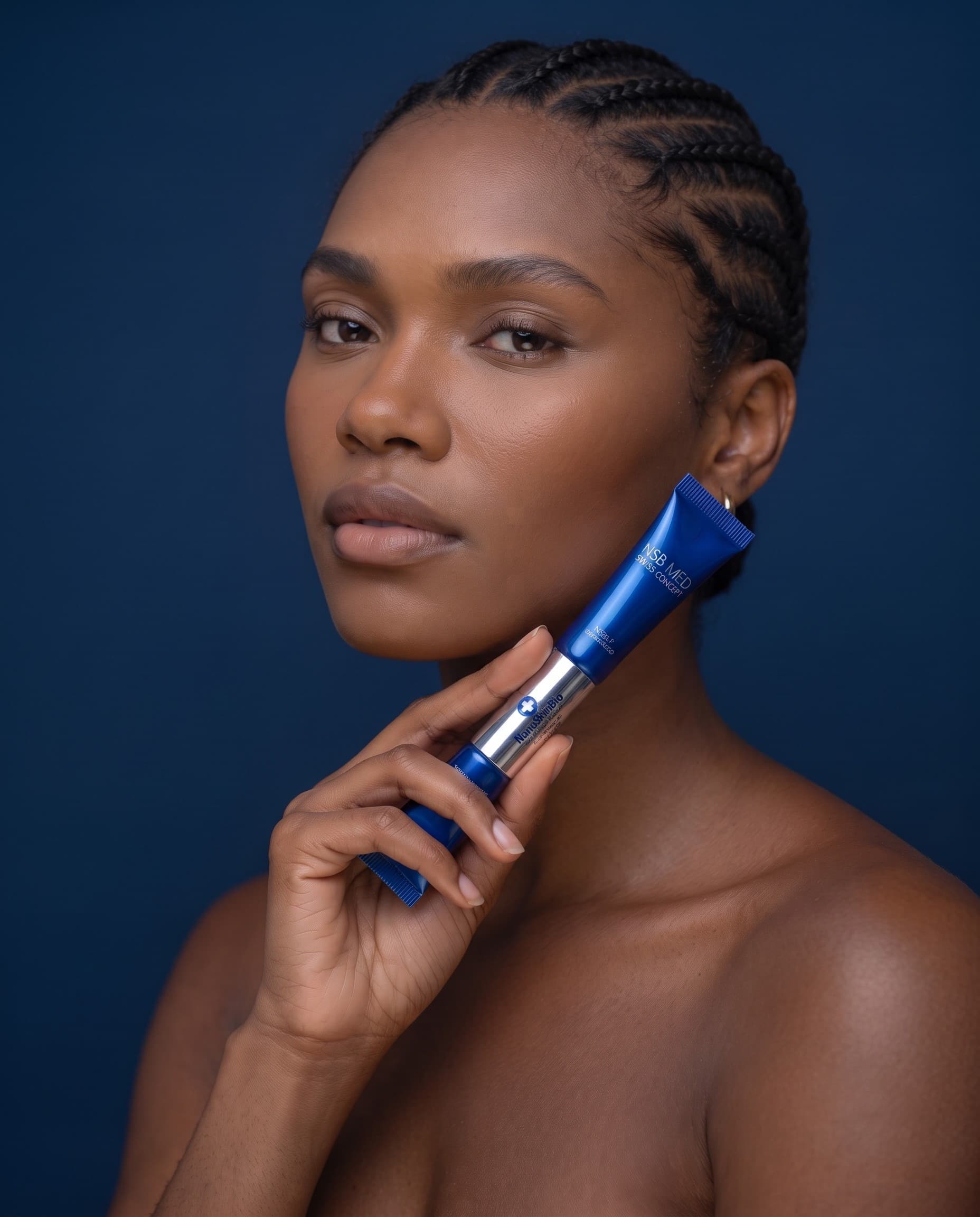 NanoSkinBio — fotografia editorial da modelo